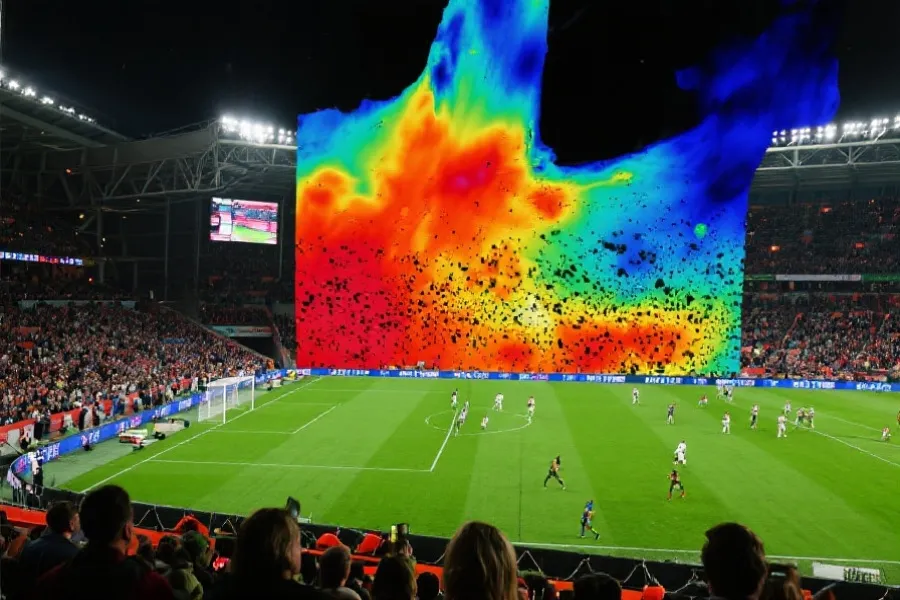 进攻热力图示意